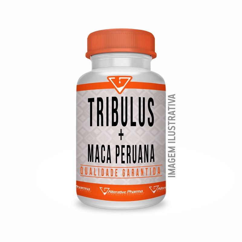 Tribulus Terrestris Com Maca Peruana 120 CÁpsulas Santo Corpo Natura 0230